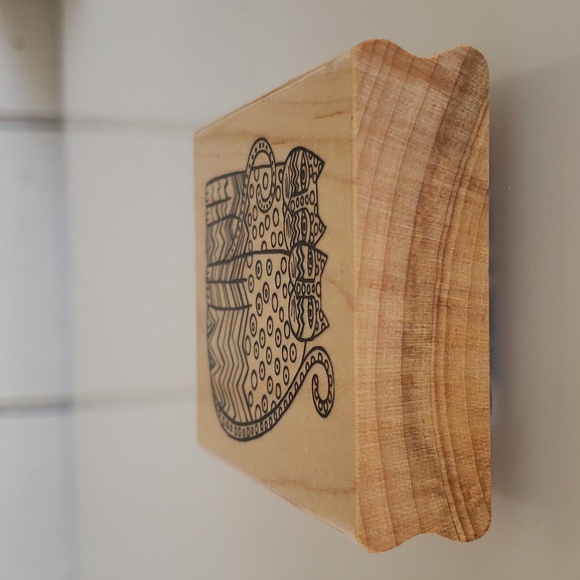 Laurel Burch Stamp Zigzag Cats - Picture 4 of 9